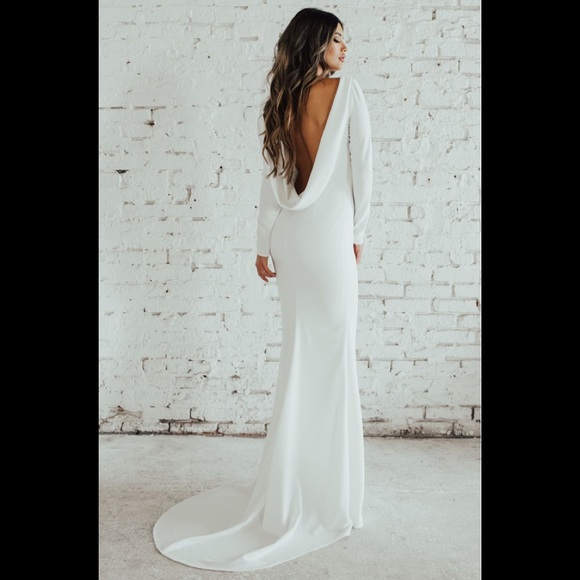 noel and jean Dresses & Skirts - Noel and jean by Katie May wasson cowl back gown noel and jean Dresses & Skirts - Noel and jean by Katie May wasson cowl back gown